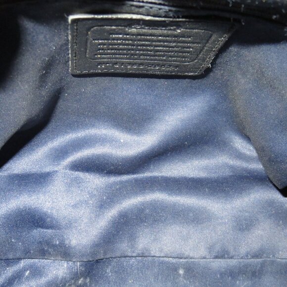 Coach 2013 Sadie Madison Black Leather Turnlock Flap Crossbody Bag 26624 - Picture 5 of 11